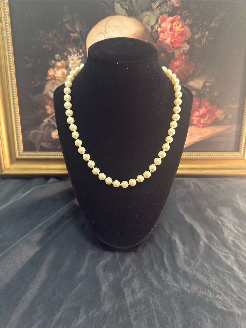Vintage Monet Pearl Necklace